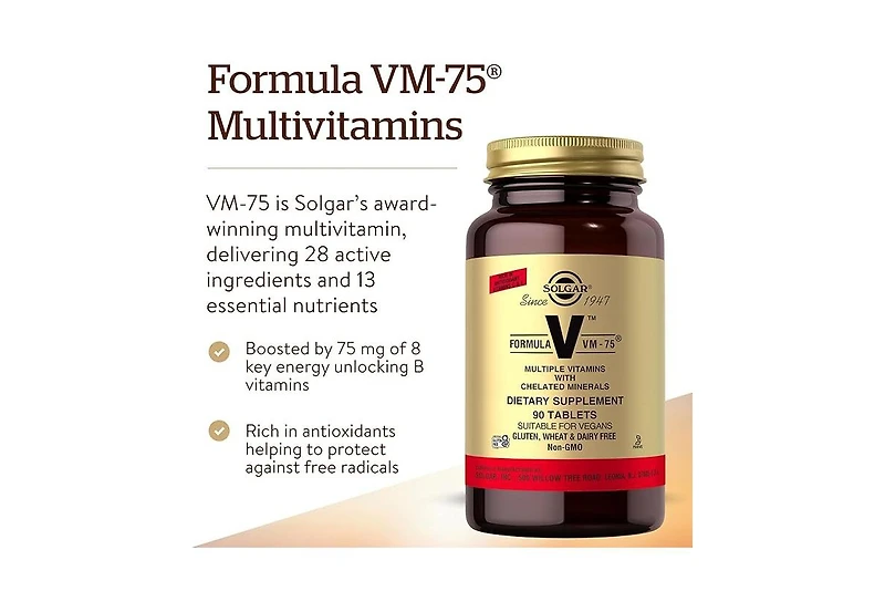 Solgar Formula Vm-75, 90 Tabs