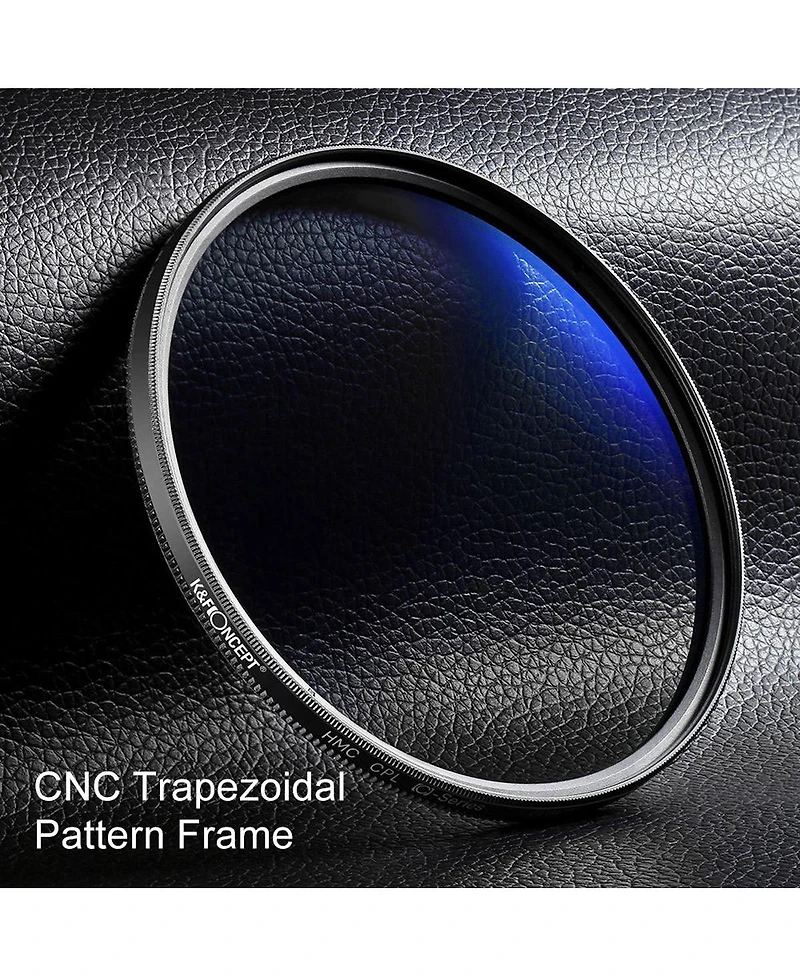 K&F Concept 82mm Classic Slim Blue Multicoated Circular Polarizer Filter