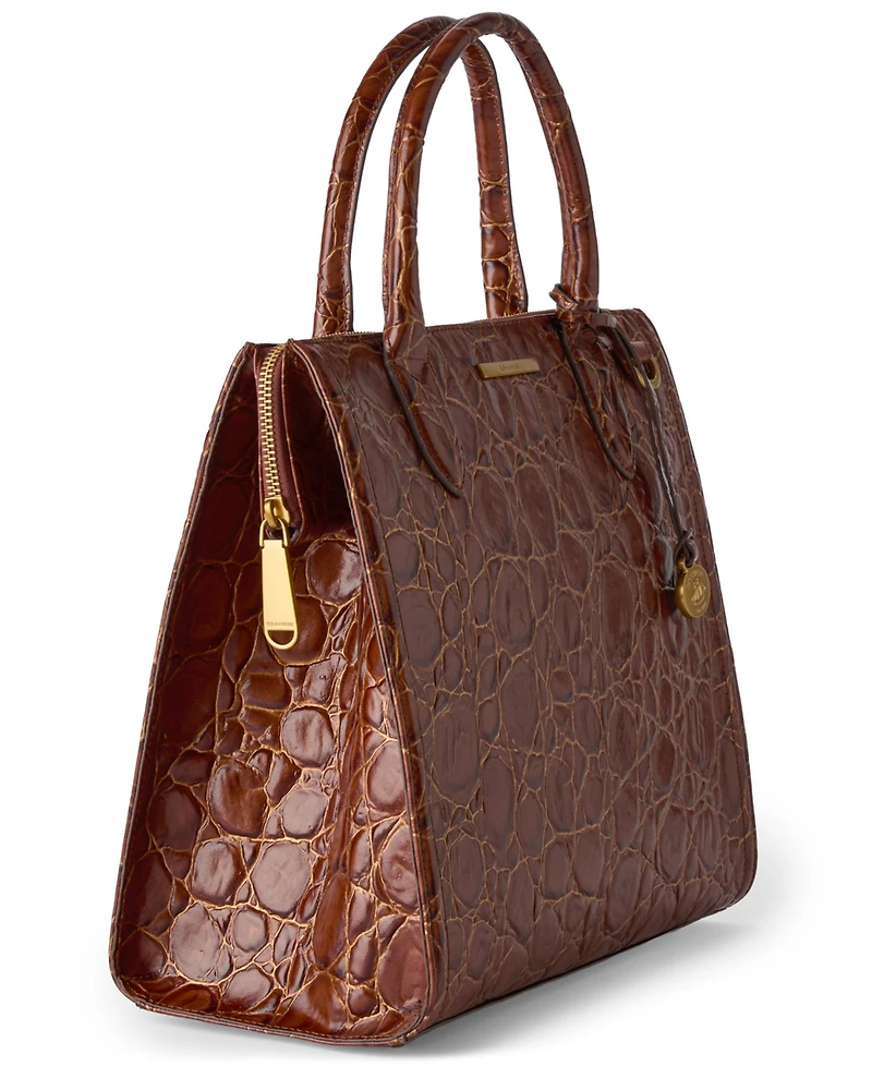 Brahmin Women's Caroline Sparkling Cider Barnard Satchel Bag