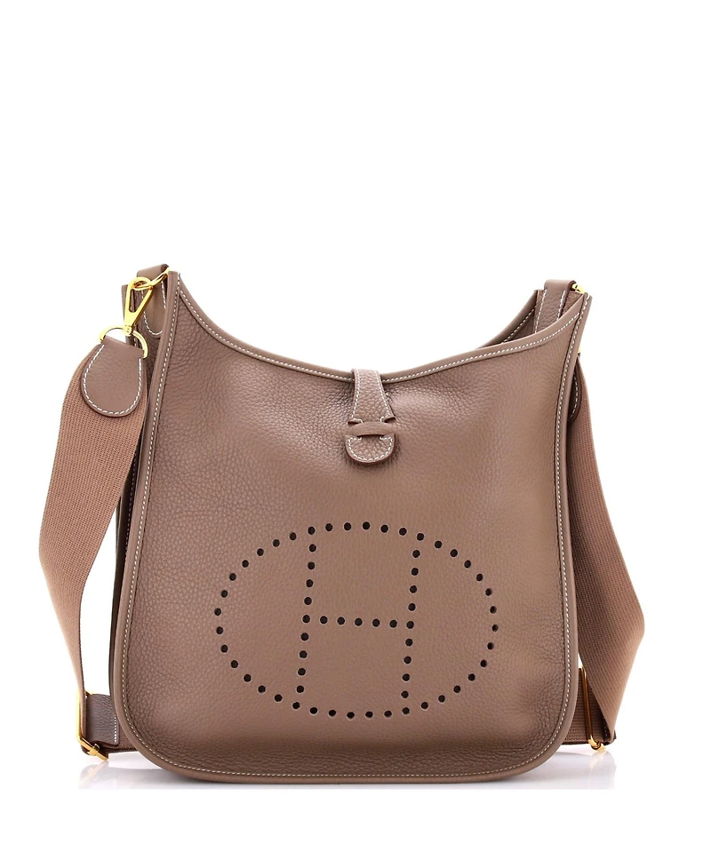 Pre-Owned Hermes Pm Evelyne Bag Gen Iii Clemence