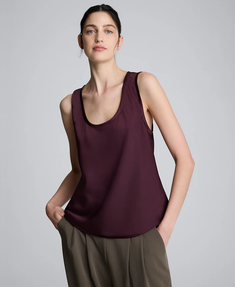 Kenneth Cole Scoop Neck Sleeveless Tank Top