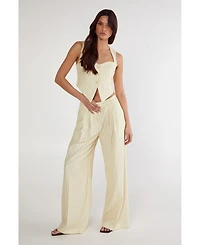 Nasty Gal Women's Pinstripe Tailored Pants