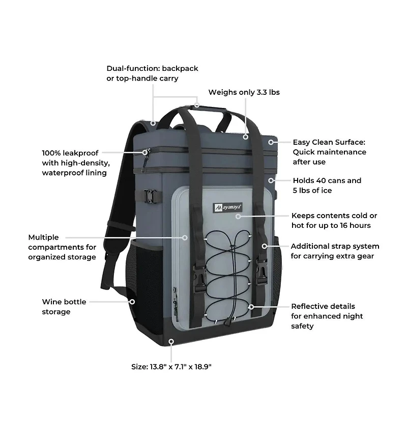 Arctic Mule 30L Backpack Cooler
