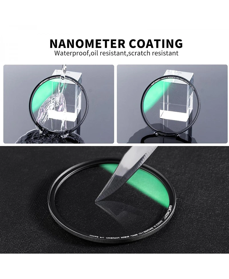 K&F Concept 58mm Nano-x 1/4 Black Soft Diffusion Magnetic Filter