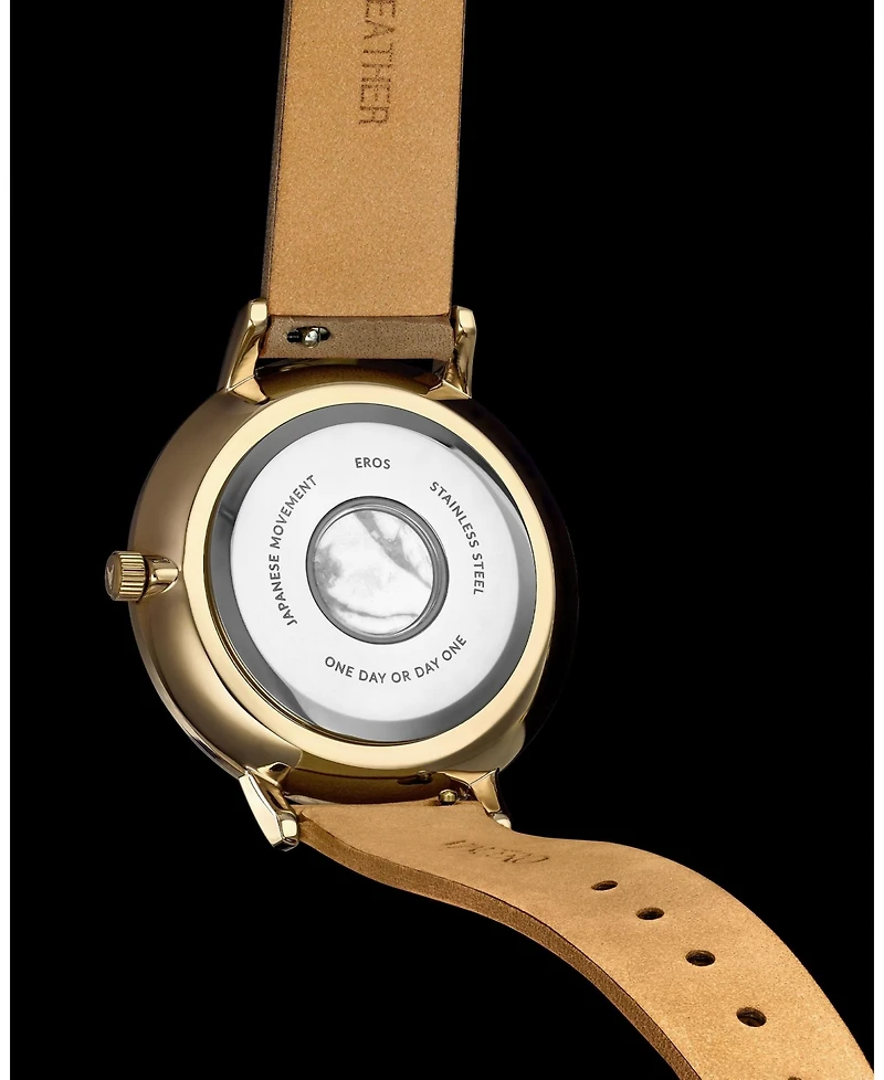 Vincero Gold Women's Eros Petite Watch With Milanese Mesh Band