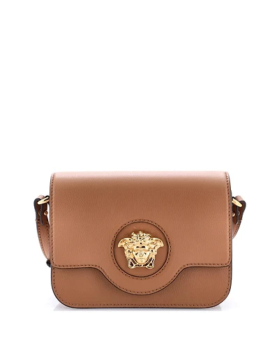 Pre-Owned Versace Small La Medusa Flap Shoulder Bag Leather