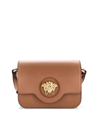 Pre-Owned Versace Small La Medusa Flap Shoulder Bag Leather