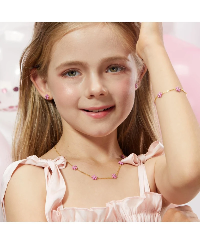 Anna Zuckerman Petit Rosie Bracelet in Rose