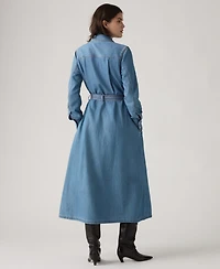 Levi's Women's Quincey Long Sleeve Midi Dress
