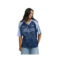 Cotton On Women's Oversized V Neck Raglan Jersey