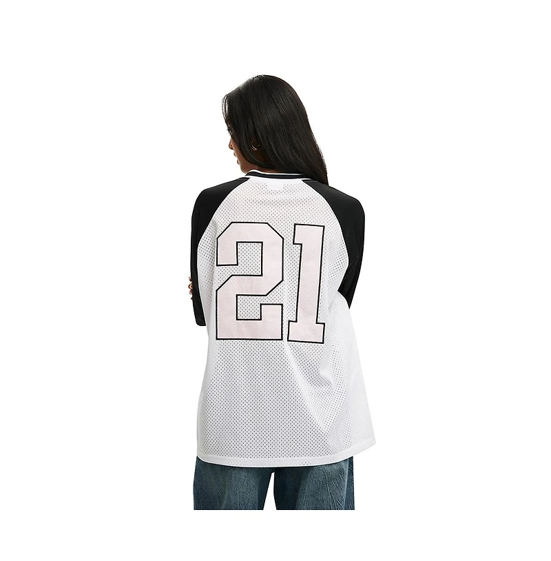 Cotton On Women's Oversized V Neck Raglan Jersey