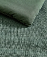 Nautica Herringbone Jacquard Chenille Solid -Pc. Comforter Set