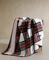 Nautica Printed Reversible Lush Throw, 70" x 50"