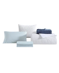 Nautica Embossed Sunflower 8-Pc. Comforter Set, Queen