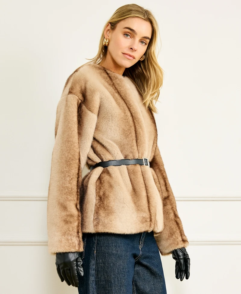Line & Dot Women's Crewneck Jacket
