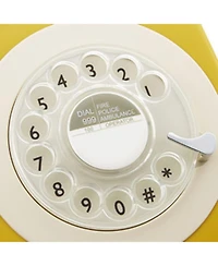 Gpo Retro GPO746YEL 746 Desktop Rotary Dial Telephone - Mustard