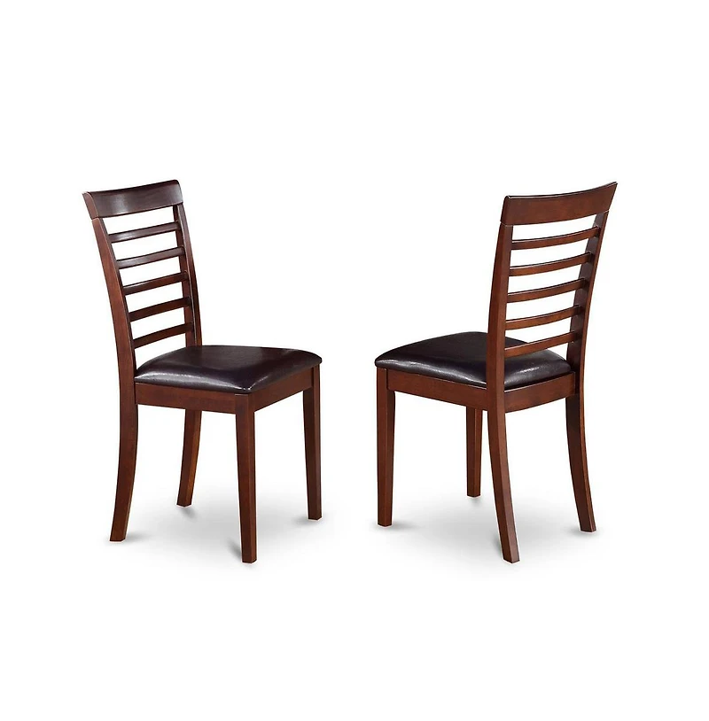 East West Furniture Dining Room Set Mahogany