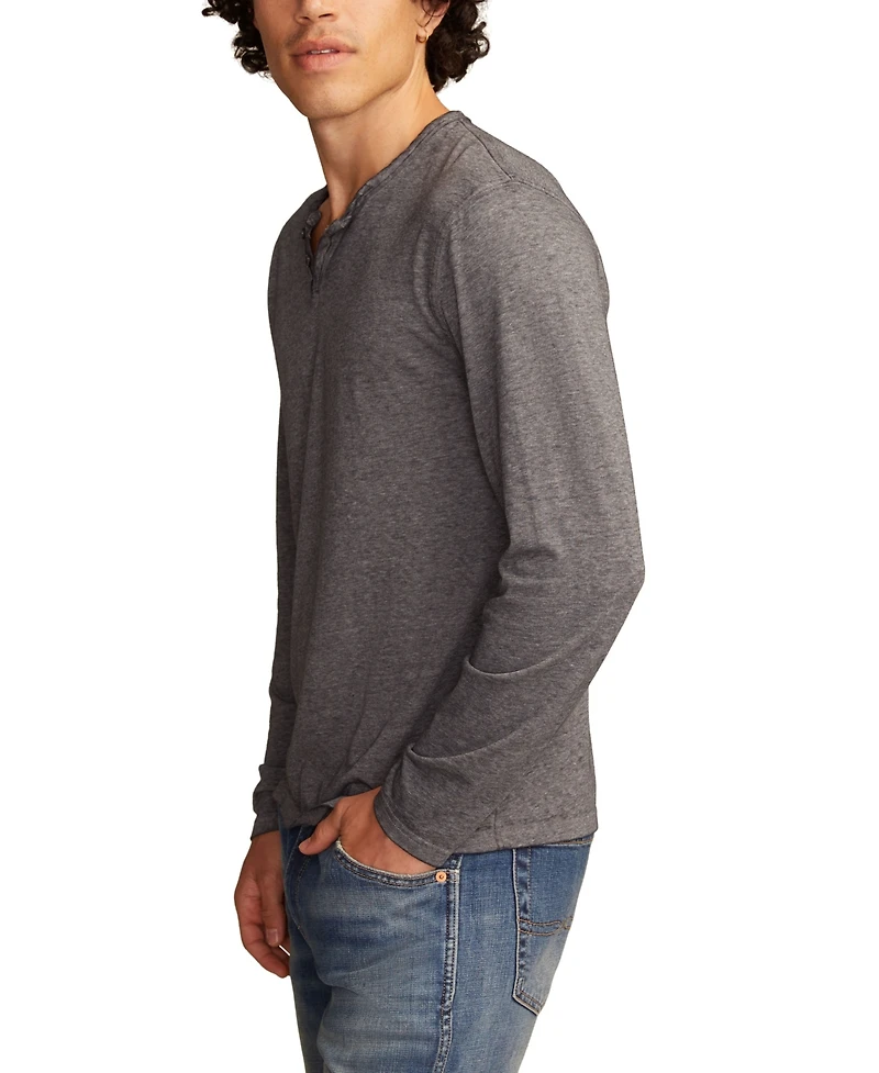 Lucky Brand Men's Venice Burnout Long Sleeve T-Shirt