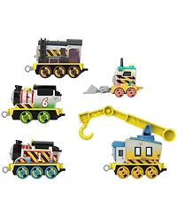 Thomas & Friends Construction Crew 5-Piece Diecast Metal Toy Train and Vehicle Set