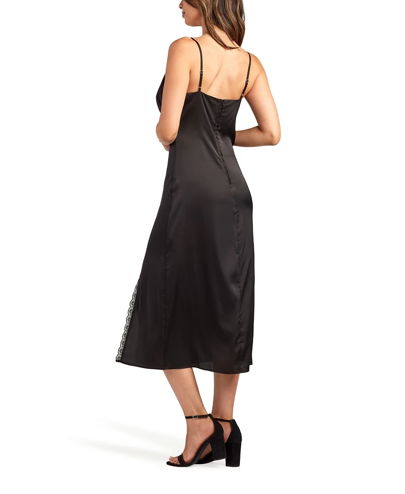 Bcx Women's Solid Heavy Midi Cami Dress