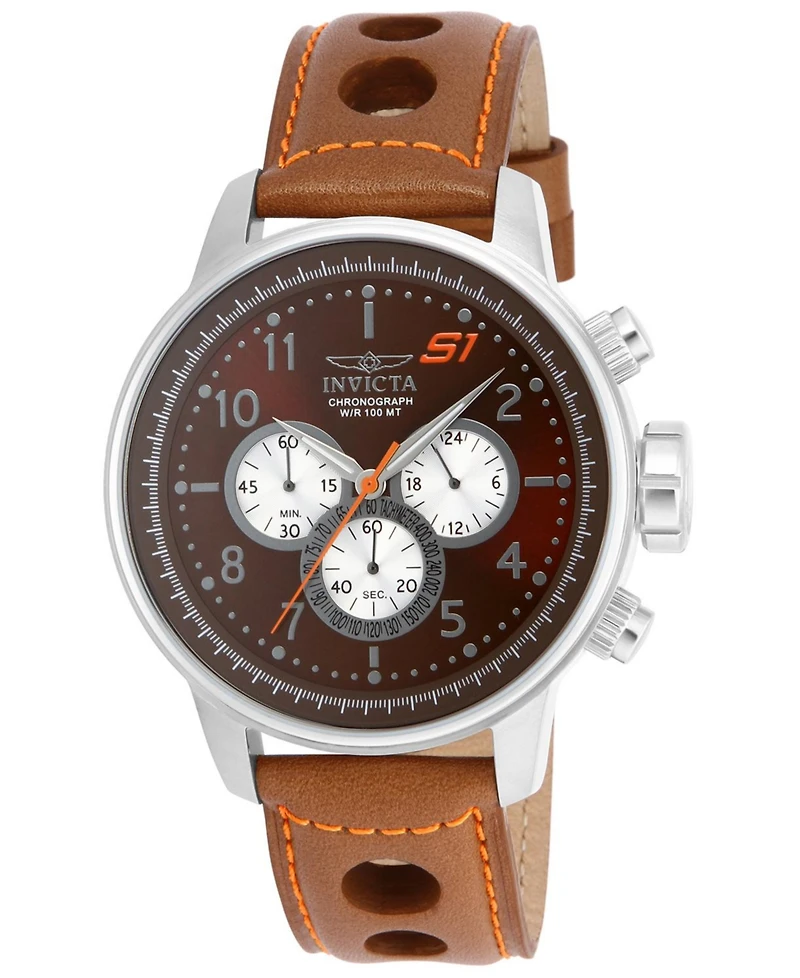 Invicta Men's 16015 S1 Rally Quartz Multifunction Brown Dial Watch