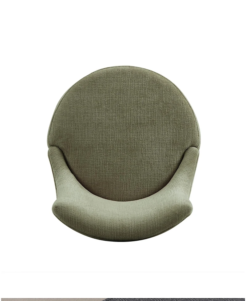 Manhattan Comfort Lucia 37.2" Chenille Upholstered Counter Stool