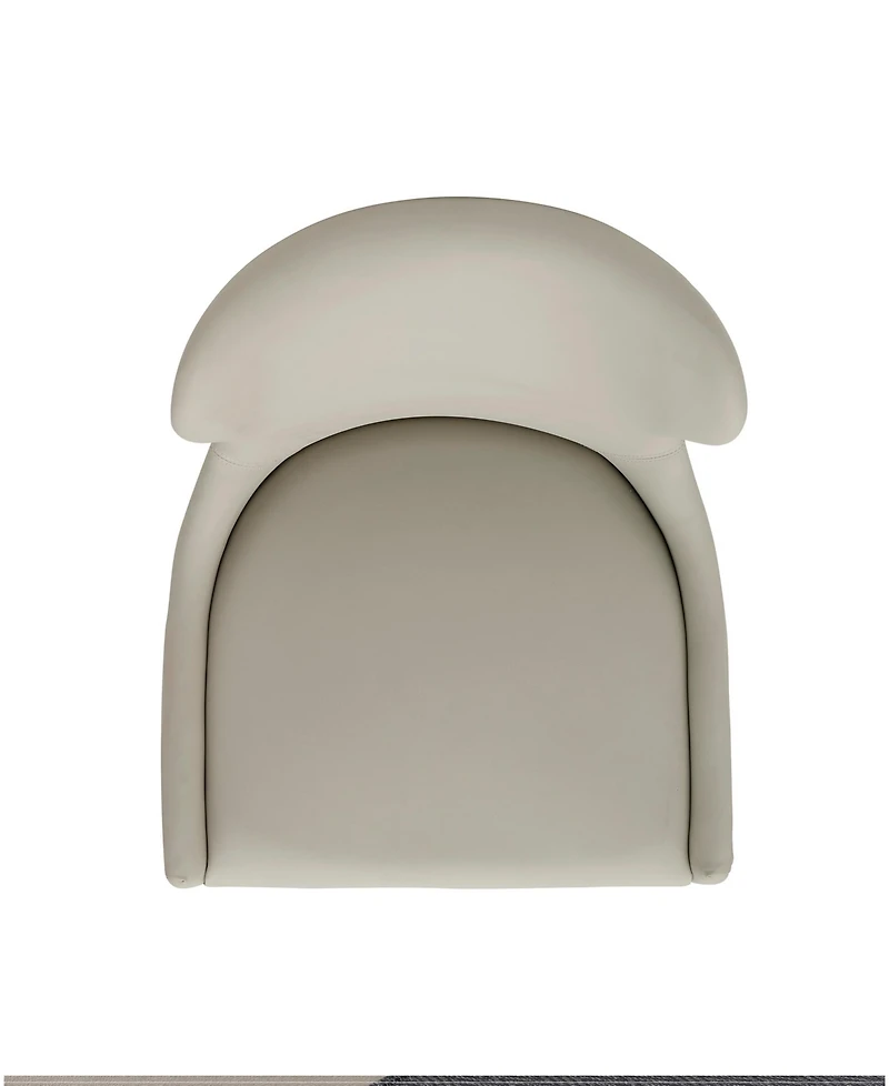 Manhattan Comfort Blair 40.9" Leatherette Upholstered Counter Stool