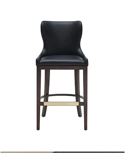 Manhattan Comfort Blair 43.9" Leatherette Upholstered Barstool