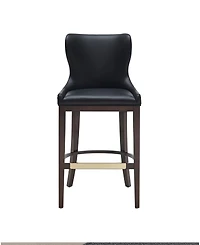 Manhattan Comfort Blair 43.9" Leatherette Upholstered Barstool