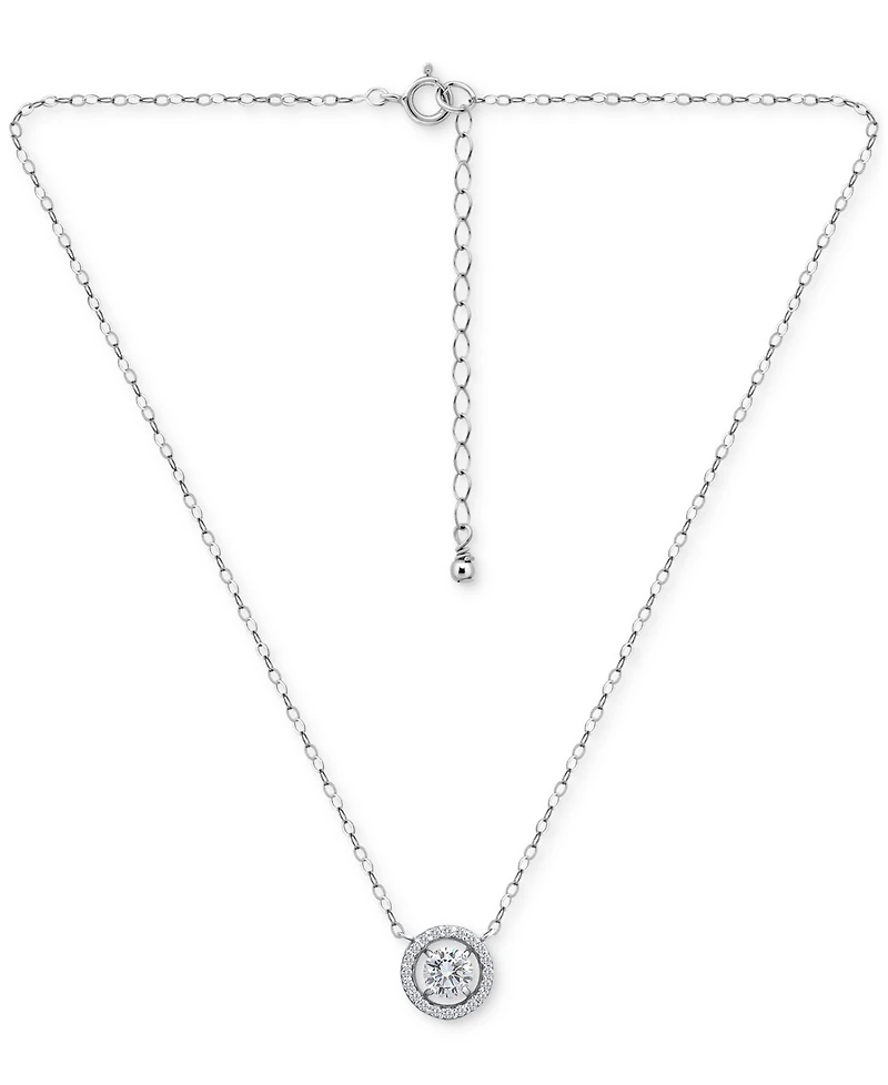 Giani Bernini Necklace (1-1/2 ct. t.w.) in Sterling Silver, Macy's Exclusive