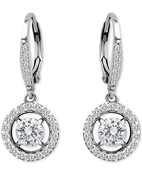 Giani Bernini Round Drop Earrings (2-1/3 ct. t.w.) in Sterling Silver, Macy's Exclusive