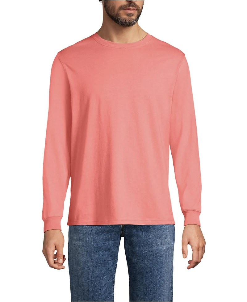 Lands' End Men's Super-t Long Sleeve T-Shirt