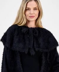 And Now This Petite Cape Long-Sleeve Sweater, Macy's Exclusive