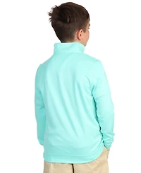Tailorbyrd Boys Contrast Trim Modal Quarter-Zip