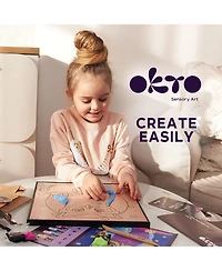 Okto Clay-by-Numbers Kit – “Owl” (11.4” x 11.4”)