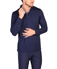 Tailorbyrd Men's In Motion Long Sleeve Polo