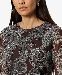 Sanctuary Women's Long Sleeve Perfect Mesh T-Shirt