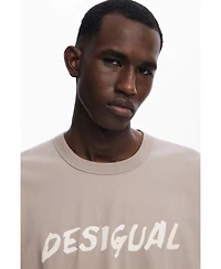 Desigual Men's Short-sleeve T-shirt with textured logo