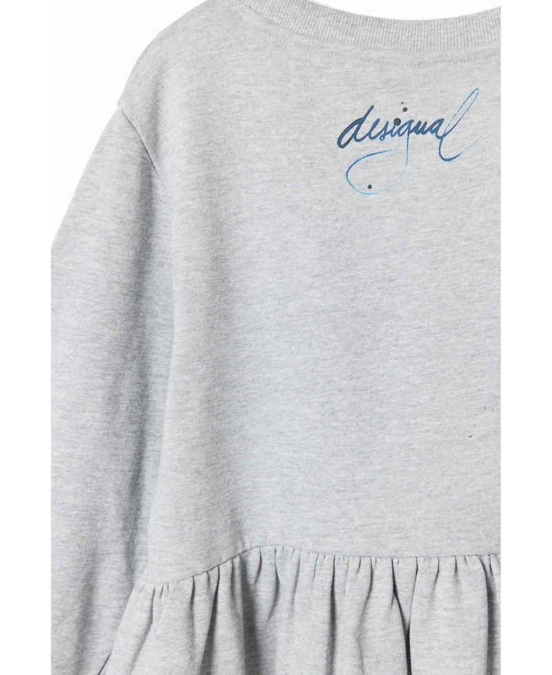 Desigual Girls's Dress with flower illustration