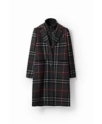 Desigual Women's Combination plaid coat