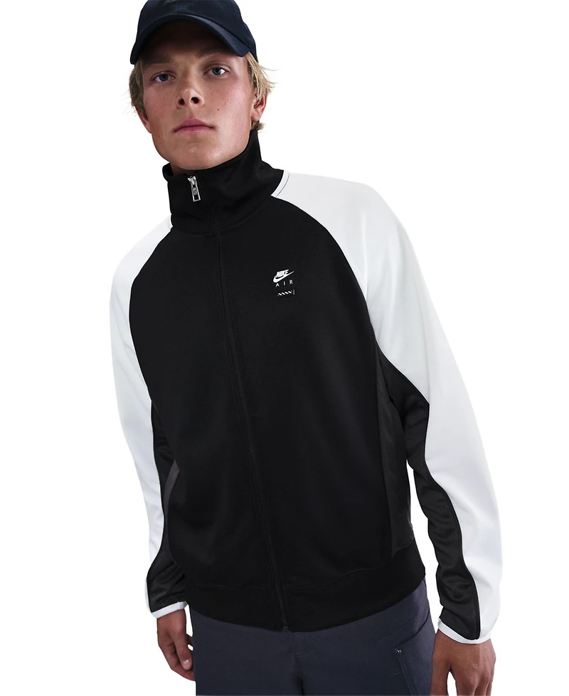 Nike Air Men's Relaxed Fit Colorblocked Zip-Front Jacket