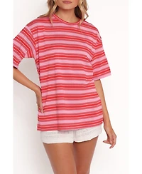 Petal and Pup Women's Zestora Tee - Pink Red M