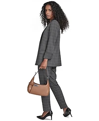 Calvin Klein Women's Windowpane Open Front Jacket
