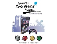 Sony PlayStation 5 Pro with Extra Galactic Purple Controller, Gamer Starter Kit and MightySkins Decal Voucher
