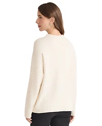 Jones New York Petite Mock Neck Sweater