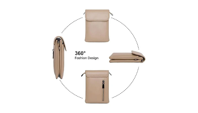 Kemimoto Crossbody Bags for Women Small Cell Phone Wallet Purse with Adjustable Strap Women's Shoulder Handbag