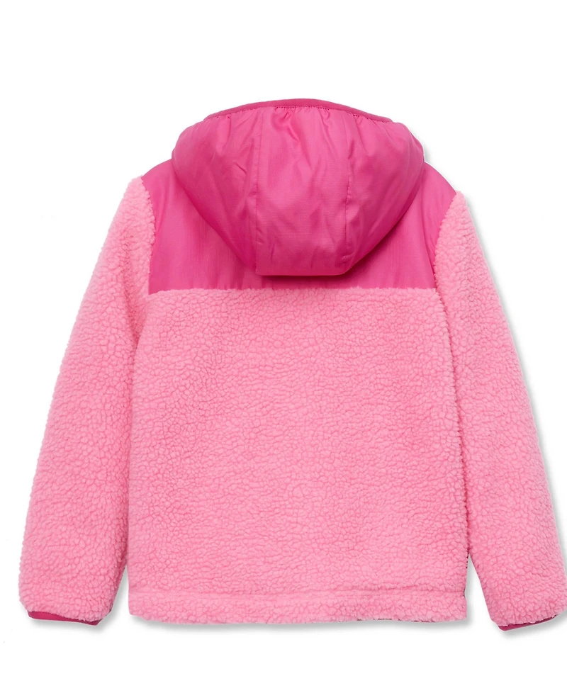 Lands' End Kids High Pile Fleece Hooded Jacket