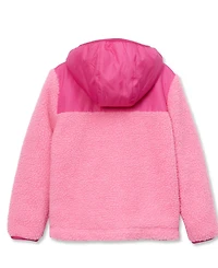 Lands' End Kids High Pile Fleece Hooded Jacket