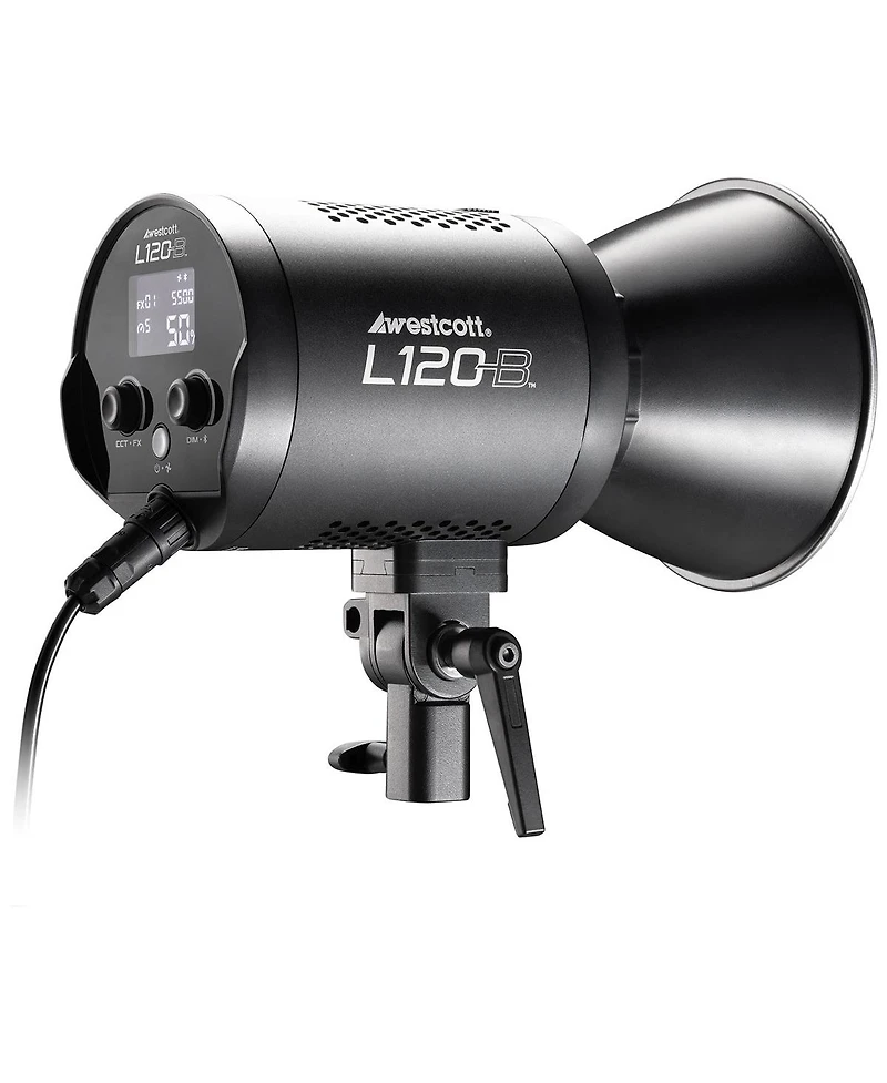 Westcott L120-b 120W Bi-Color Cob Led Light, Black