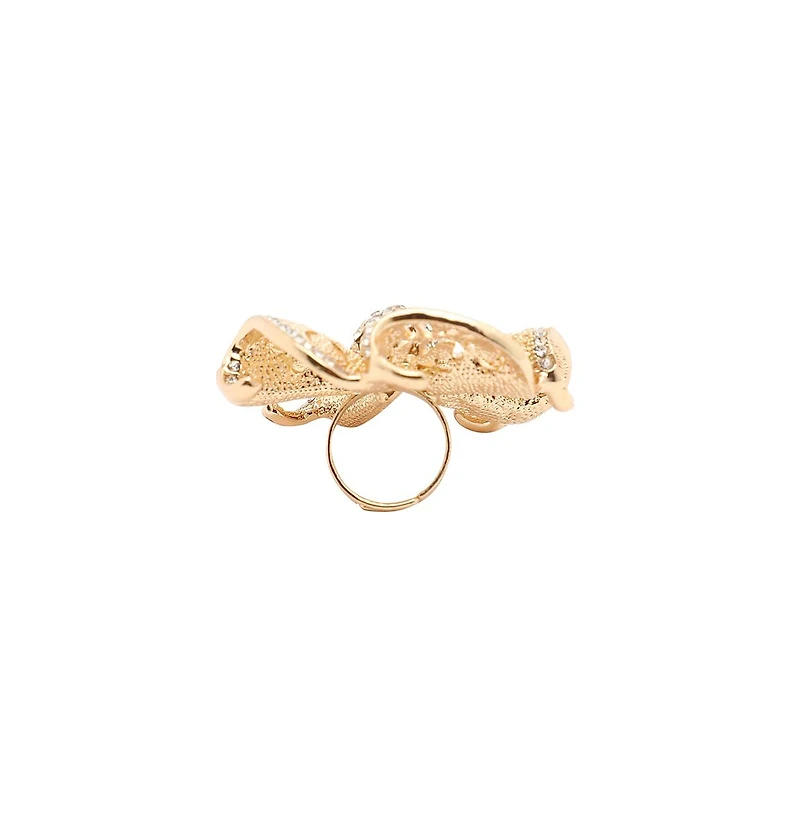 Sohi Floral Statement Ring